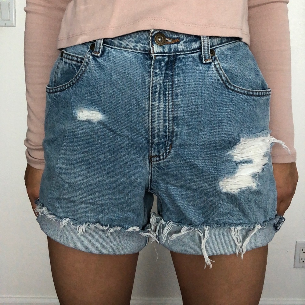LIZ CLAIBORNE Denim Shorts Petite Size 8R